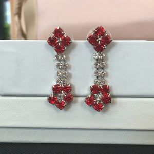 Sparkly Drop Earrings Vintage